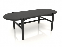 कॉफी टेबल जेटी 07 (1200x530x400, लकड़ी का काला)