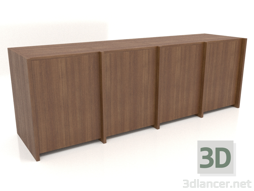 3d model Cabinet ST 07 (1530х409х516, wood brown light) - preview