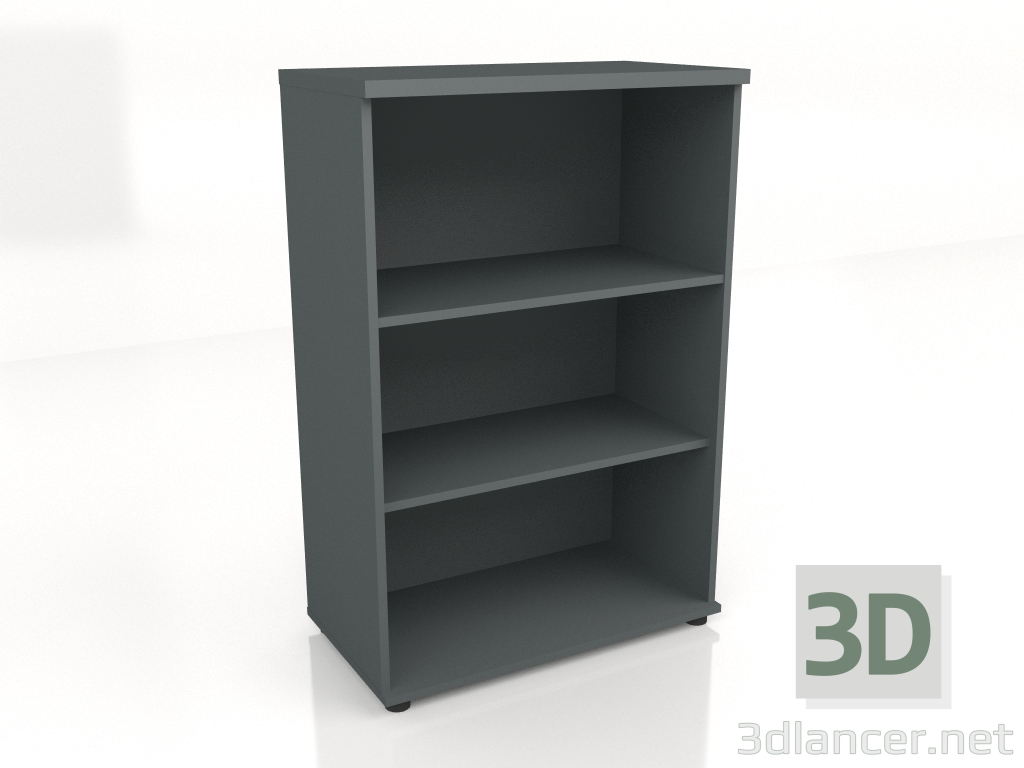 3D Modell Bücherregal Standard MEA3504 (801x432x1189) - Vorschau