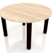 modello 3D Tavolino D 60 (Nero, legno Iroko) - anteprima