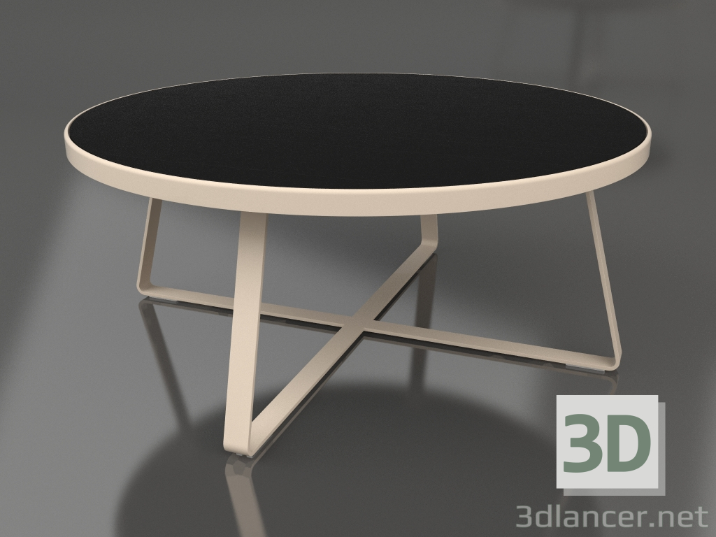 3D modeli Yuvarlak yemek masası Ø175 (DEKTON Domoos, Kum) - önizleme