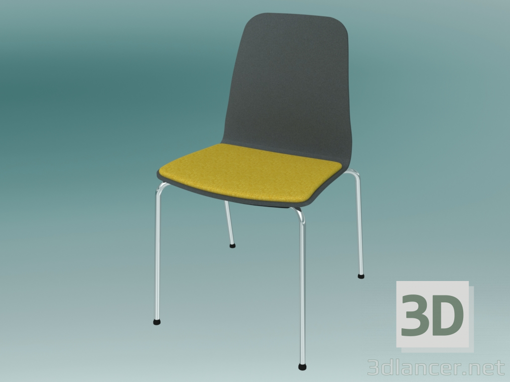 3d model Visitor Chair (K21H) - preview