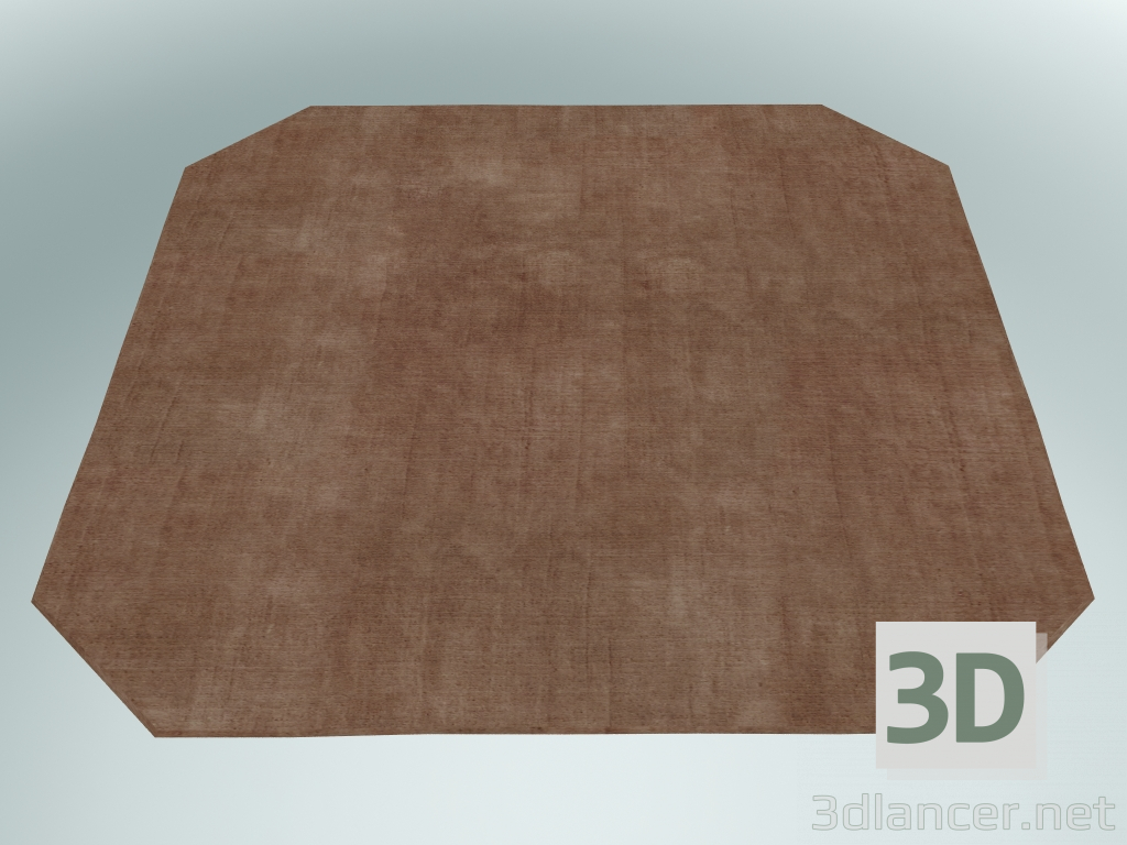 modello 3D Carpet The Moor (AP8, 300x300cm, Red Heather) - anteprima