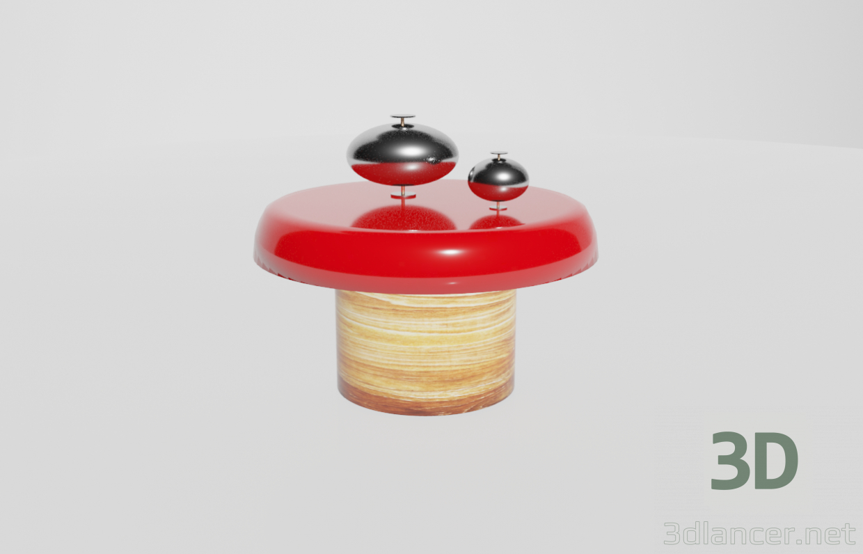 3d Coffee Table model buy - render