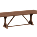 3d VISTA wooden furniture set model buy - render