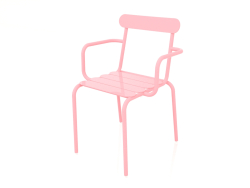 Chaise de salle à manger (rose)
