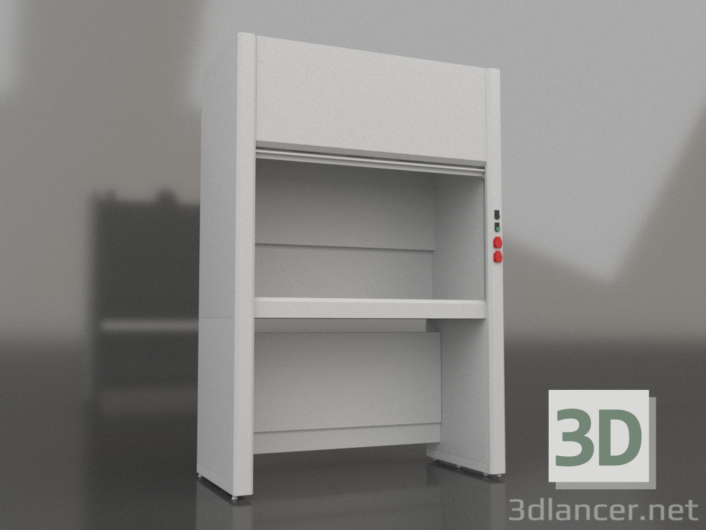 3D Modell Chemikalienabzug LK-1500 SHVP - Vorschau
