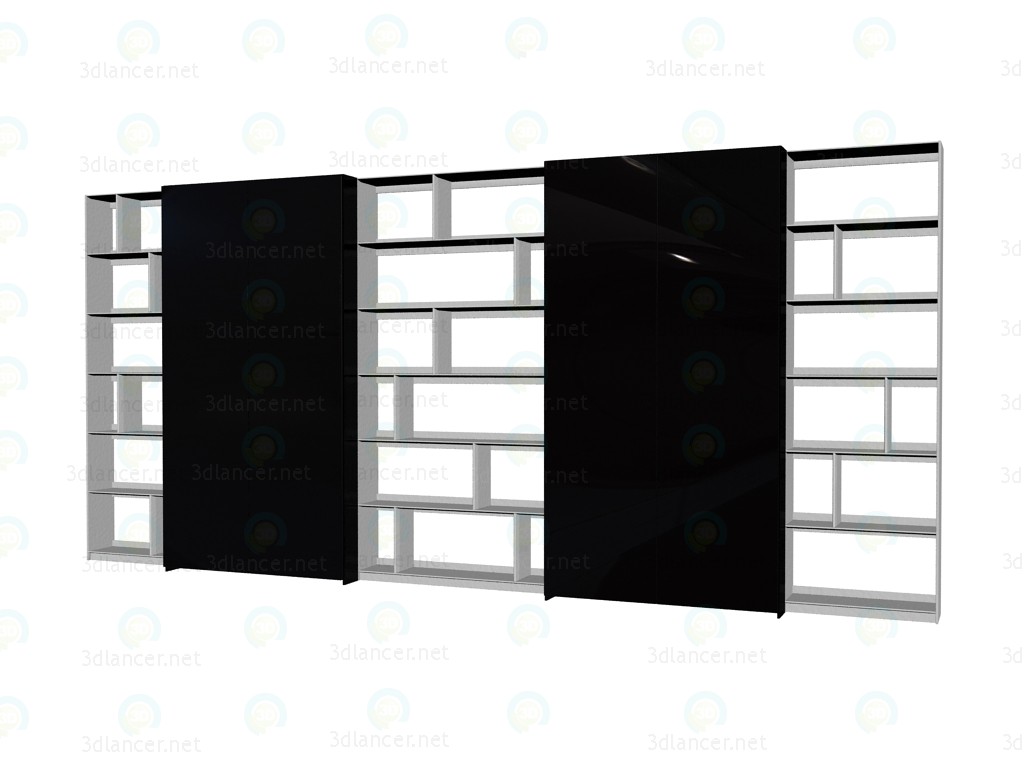 3d model Sistema de mobiliario (rack) FC0918 - vista previa