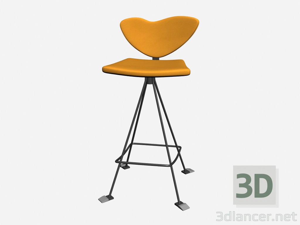 modello 3D Sedia Bar eva 7 - anteprima