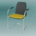 3d model Visitor Chair (K21V1 2P) - preview