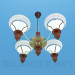 modello 3D Pitture del soffitto lampadario spoluzakrytymi - anteprima