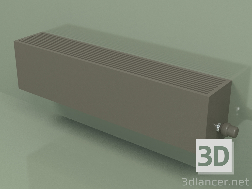 3D modeli Konvektör - Aura Slim Basic (240x1000x180, RAL 7013) - önizleme