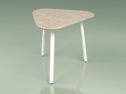 Side table 010 (Metal Milk, Farsena Stone)
