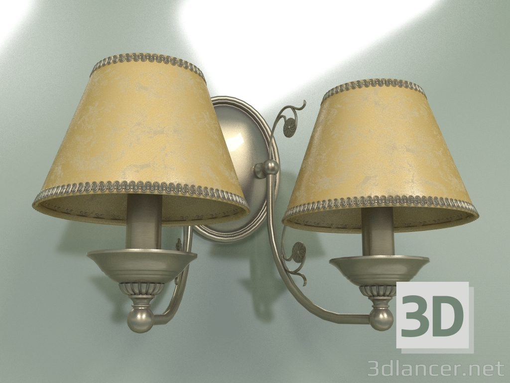 modello 3D Lampada da parete CASAMIA ABAZUR CAS-K-2 (PA) - anteprima