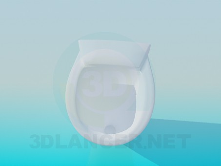 3d model Urinal - preview 3d model Urinal - preview