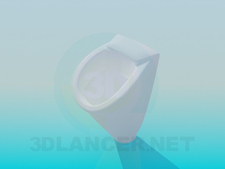 3d model Urinal - preview 3d model Urinal - preview