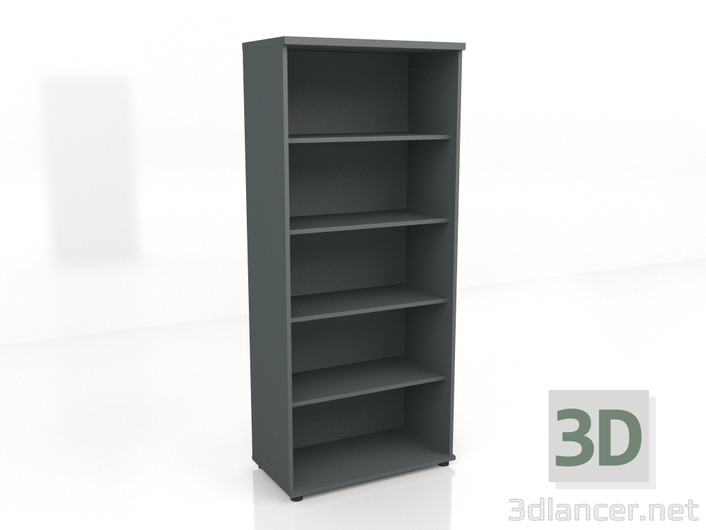 modello 3D Libreria Standard A5504 (801x432x1833) - anteprima