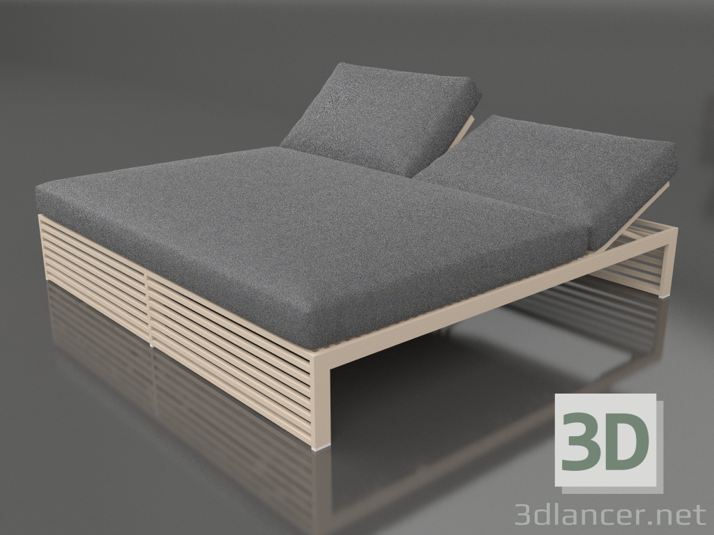 modello 3D Lettino per riposo 200 (Sabbia) - anteprima