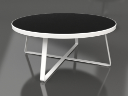 गोल डाइनिंग टेबल Ø175 (डेकटन डोमूज़, सफ़ेद)
