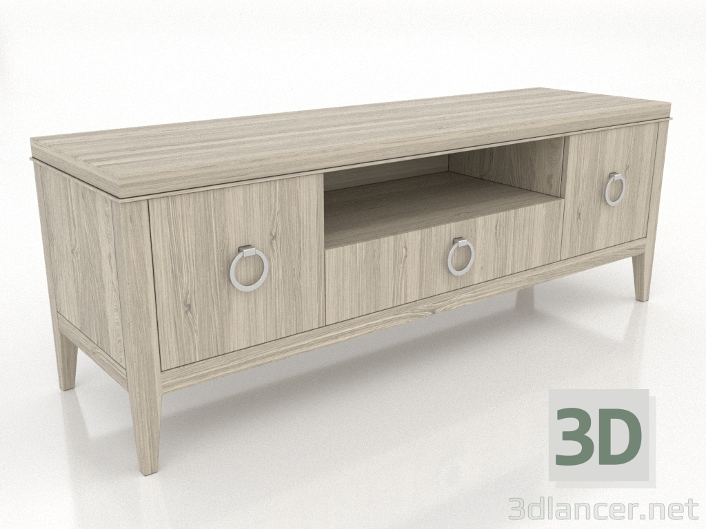 Modelo 3d Suporte de TV 3 1500 mm (carvalho clareado) - preview Modelo 3d Suporte de TV 3 1500 mm (carvalho clareado) - preview