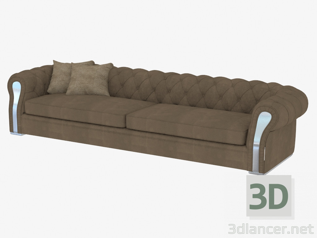 modèle 3D Canapé quatre places Nirvana (320x110x65) - preview