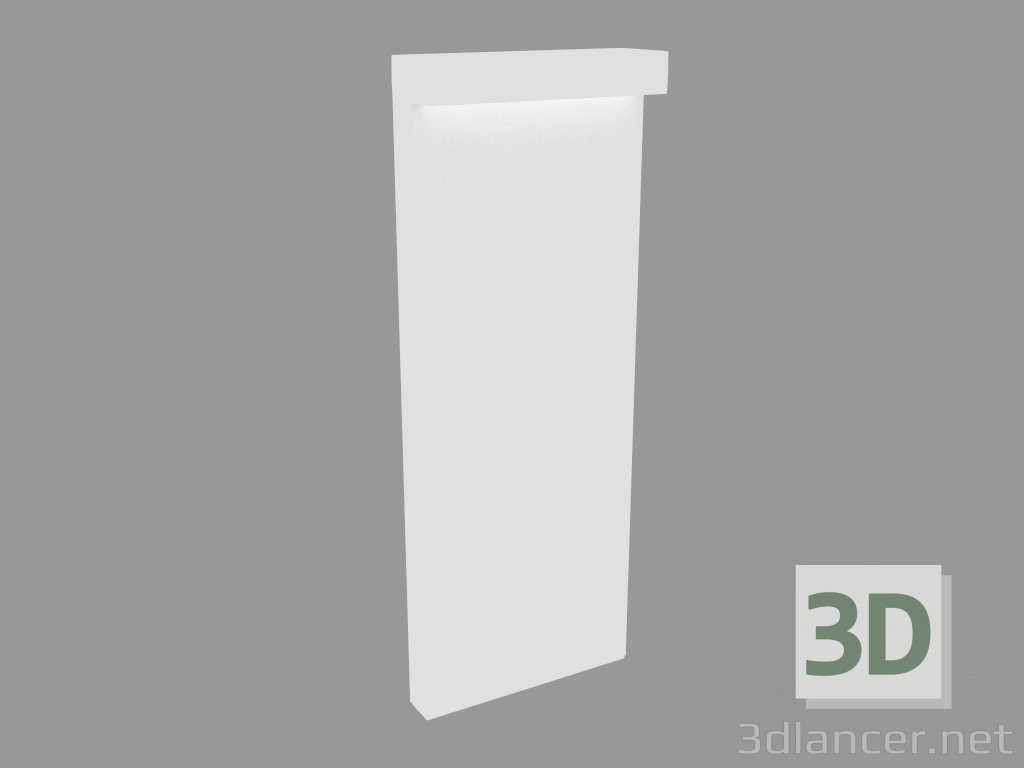 modello 3D Lampione MINI-LOOK BOLLARD SINGOLA EMISSIONE H. 580mm (S7211W) - anteprima