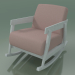 3d model Rocking Chair (307, White) - preview