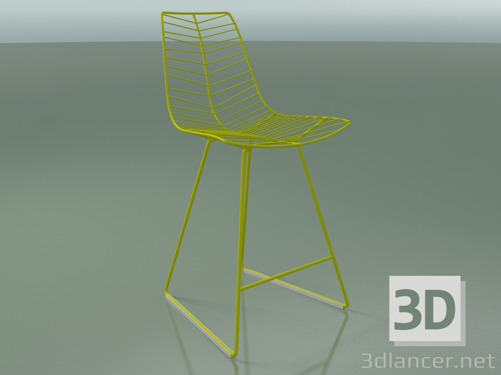 3d model Street bar chair 1817 (on a sled, V37) - preview