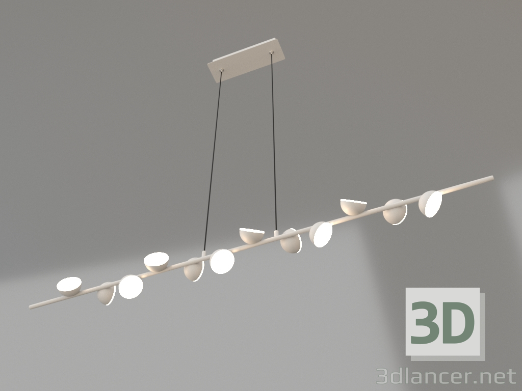 3d model Hanging chandelier (6262) - preview