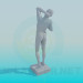 modello 3D Statua maschile - anteprima