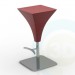 3d model bar stool - preview