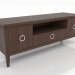 3D Modell TV-Ständer 3 1500 mm (dunkler Nussbaum) - Vorschau