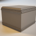 3d jewelry box, box with lid model buy - render