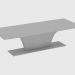 modello 3D Tavolo da pranzo OMOTESANDO TABLE (280x110xH76) - anteprima