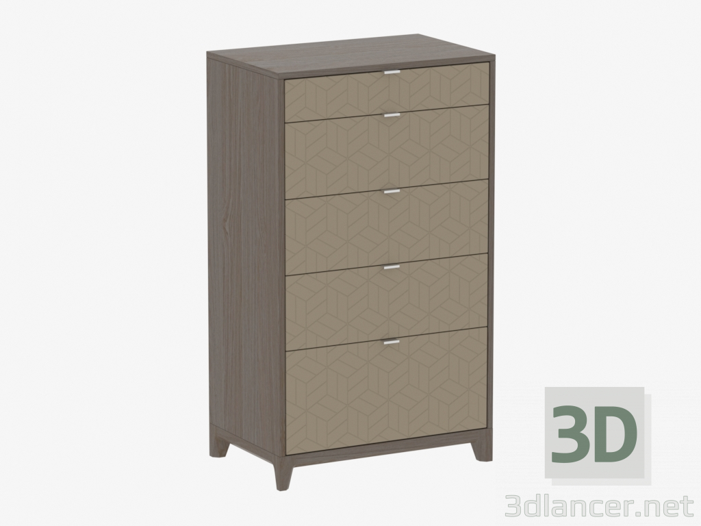 3d model High cabinet CASE (IDC0220071010) - preview