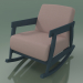 3d model Rocking Chair (307, Blue) - preview