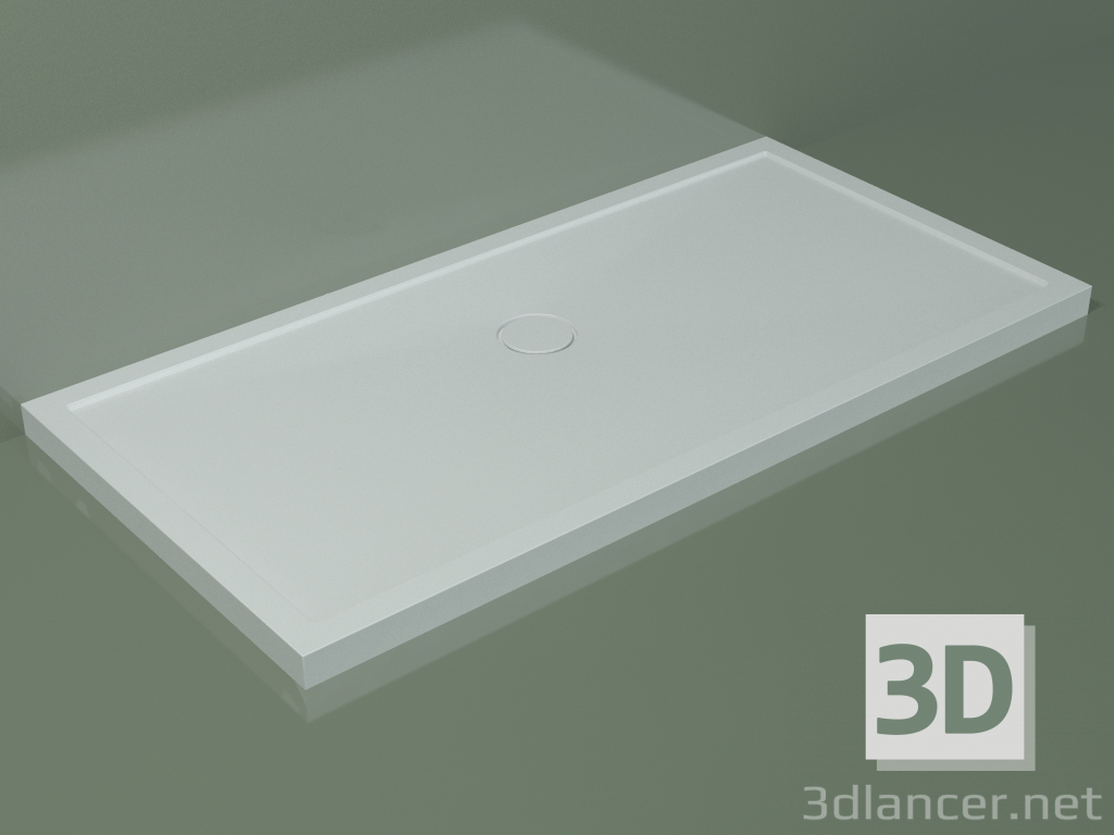 3D Modell Duschwanne Medio (30UM0123, Glacier White C01, 160x80 cm) - Vorschau