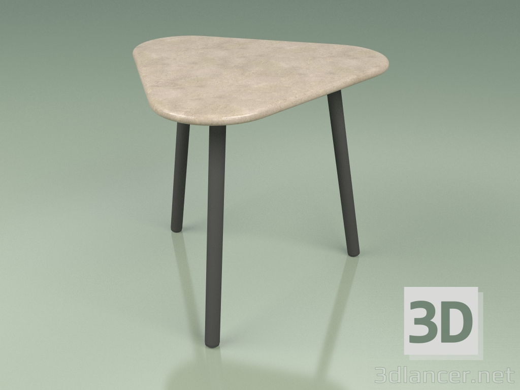 3d model Side table 010 (Metal Smoke, Farsena Stone) - preview