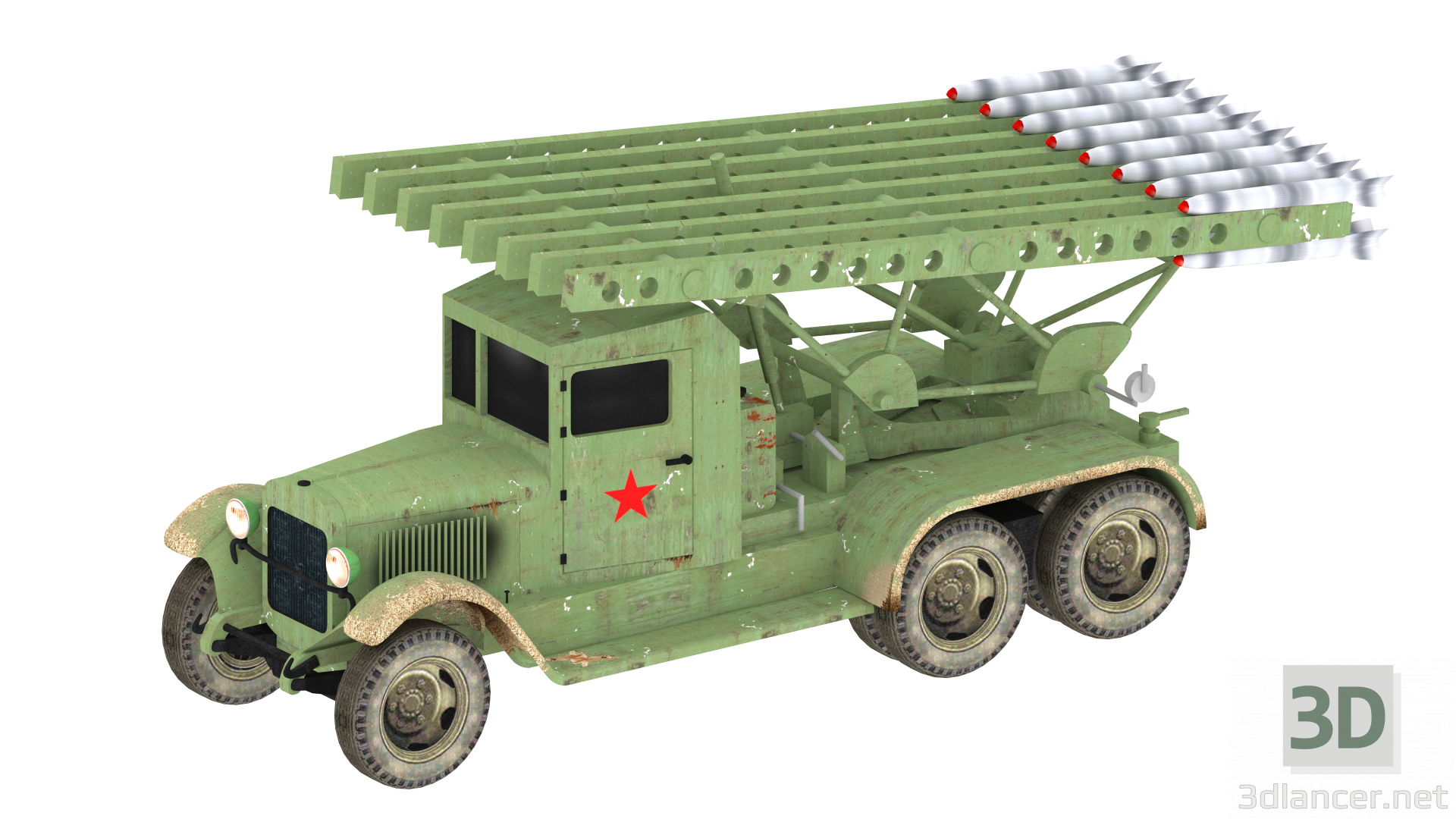 3d model BM-13 "Katyusha" | 76406 | 3dlancer.net