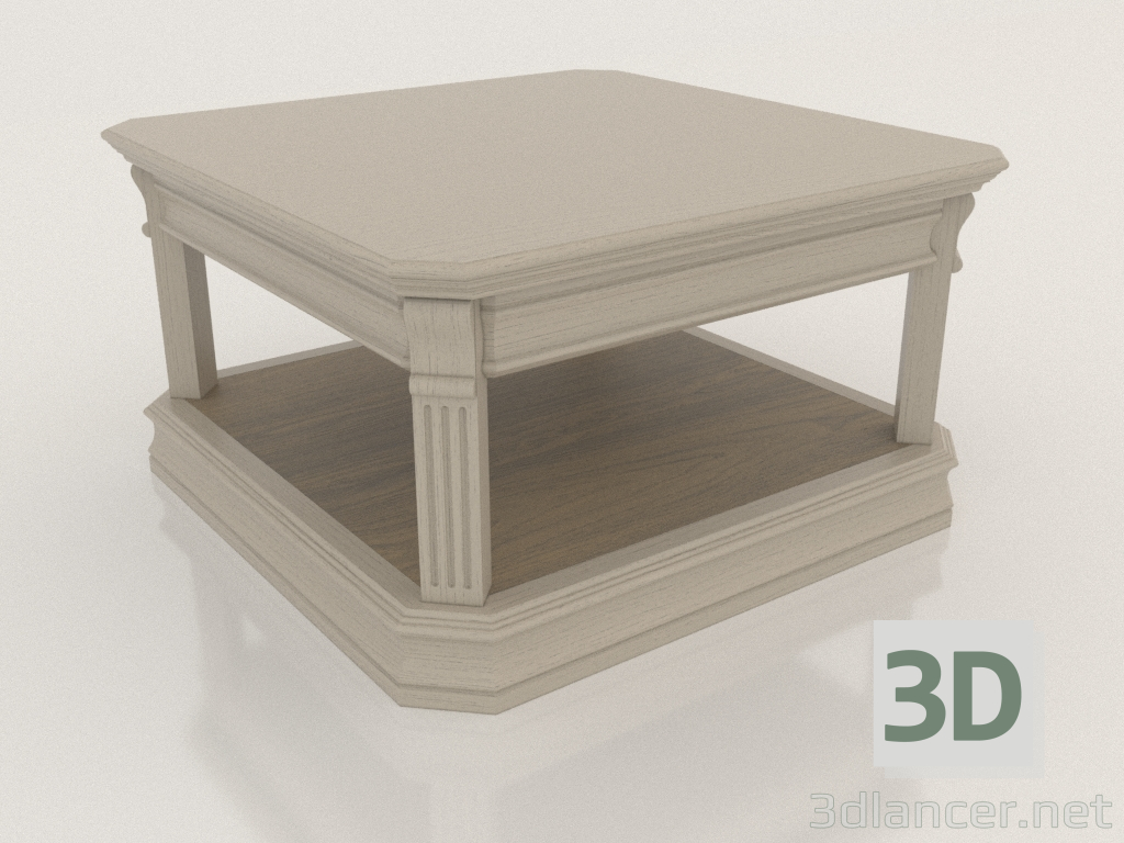 3 डी मॉडल कॉफी टेबल (पेस्टल) - पूर्वावलोकन