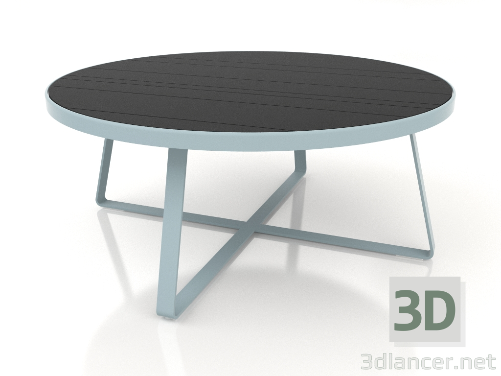3d model Round dining table Ø175 (DEKTON Domoos, Blue gray) - preview