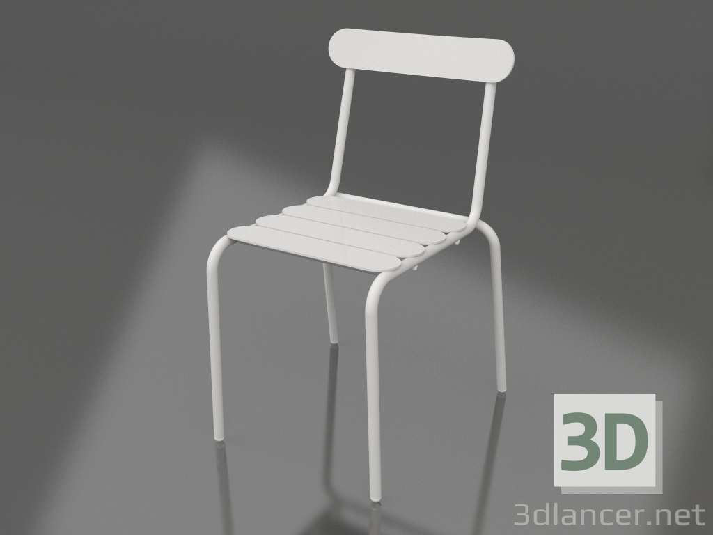 Modelo 3d Cadeira de jantar (cinza) - preview