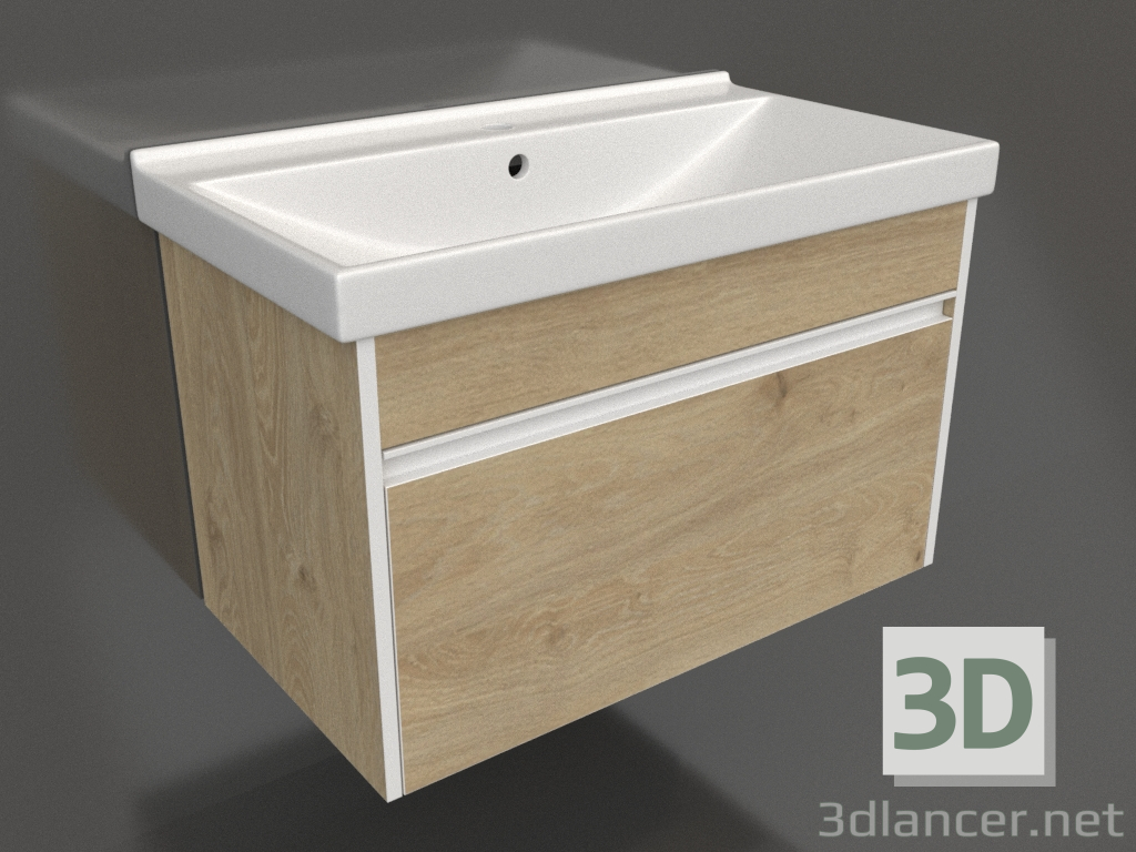 3d model Hanging cabinet 80 cm (URB0108DD) - preview