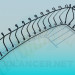 3d model Low fence - preview