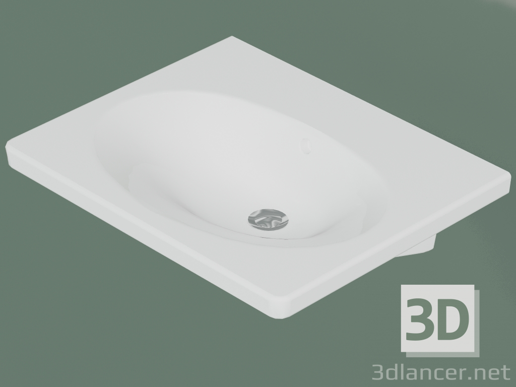 3d model Sink Nautic 5562 for cabinet (55629901, 62 cm) - preview