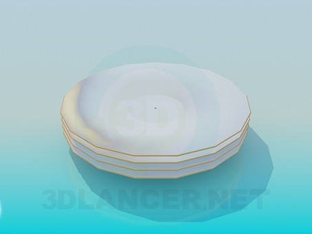 3d model Plates - preview 3d model Plates - preview