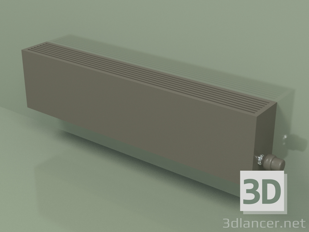modello 3D Convettore - Aura Slim Basic (240x1000x130, RAL 7013) - anteprima