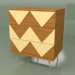 3d model Chest of drawers Lady Woo with color pattern (yellow ocher) - preview