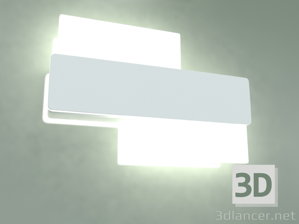 3D Modell LED-Wandleuchte 40142-1 LED (weiß) - Vorschau