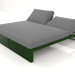 3d модель Кровать для отдыха 200 (Bottle green) – превью